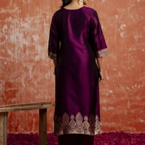 Gayatri Premium Purple Kurta Set with Bottom and Dupatta